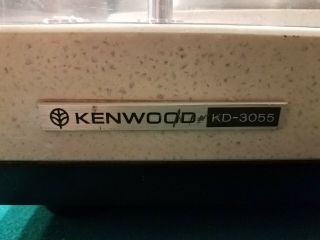 Vintage KENWOOD KD - 3055 belt drive Turntable.  I purchased this in 1978 3