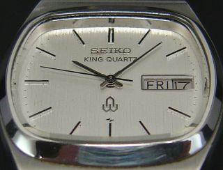 Seiko King Quartz (Full) 1978 Vintage Mens Watch 5856 reloj 4