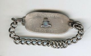 Wwii Royal Canadian Air Force Identity Bracelet