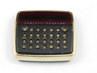 Hp - 01 Vintage Calculator Watch Bezel W/ Crystal And Keyboard,  Keyboard
