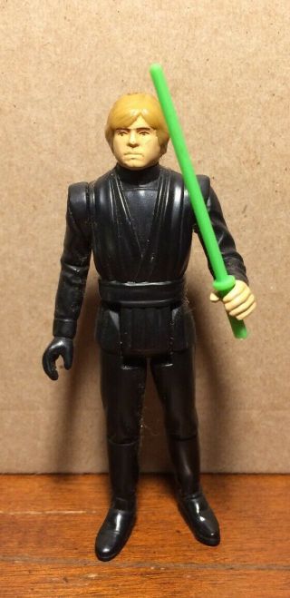 1983 Vintage Star Wars Jedi Luke Skywalker Rotj Kenner Hk With Lightsaber