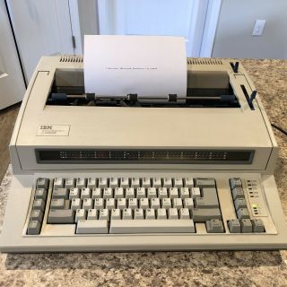 Vintage Typewriter Ibm Lexmark Personal Wheelwriter 2