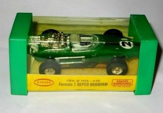 Vintage Aurora Ho T - Jet Formula 1 Repco Brabham Slot Car