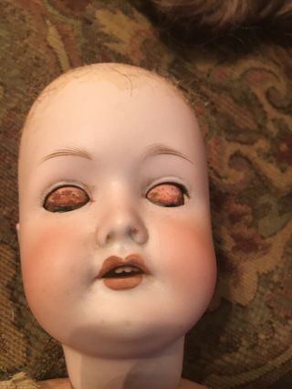 21” C m Bergmann Antique German Bisque Head Doll 3