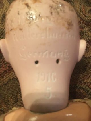 21” C m Bergmann Antique German Bisque Head Doll 4