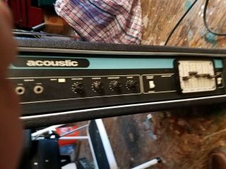 Vintage Acoustic Model 220 Bass Head Amplifier Made In Usa