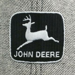 Vintage John Deere Patch Denim Snapback Trucker Hat K - Products USA Winfield Iowa 3