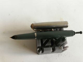 Vintage Parker 51 Fountain Pen Navy Grey Color Vacumatic