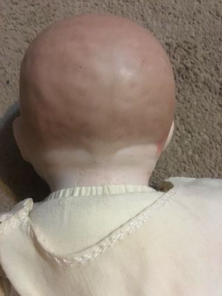 Antique Grace Putman 18” Bye Lo Baby Doll Bisque Head & Hands.  Cloth Body 3