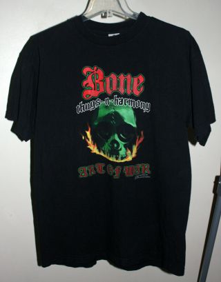 Vintage Authentic 1997 Bone Thugs - N - Harmony Art Of War T - Shirt Xl