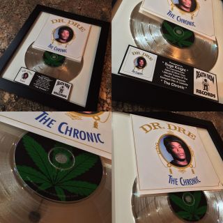 2 Rare Dr Dre Snoop Doggy Dog Platinum Record Disc Album Music Award Mtv