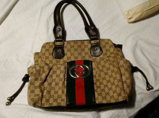 Rare Vintage Gucci Bag In.  Very Unique One Of A Kind Design