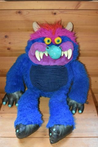 1986 My Pet Monster American Greetings Giant Plush Vintage Amtoy No Cuffs