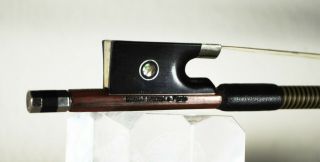 Vintage violin bow stamped Daniel Moinel a Paris in a perfect immediately playin 2