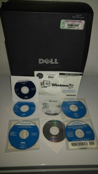 Dell Dimension 2100 Vintage PC Tower Unit IDE HD 3.  5,  14GB,  128 Ram Memory 7