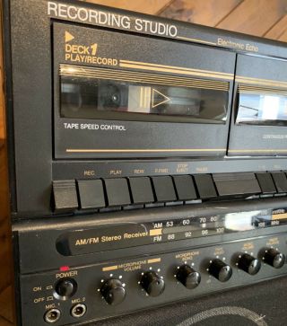 Memorex Portable Recording Studio SMW - 45N Vintage Karaoke Music System 2