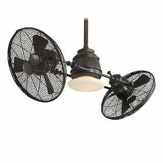 Minkaaire F802 - Orb 42 " Sweep 6 Blade Vintage Gyro Indoor Twin Turbo Fans With Bl