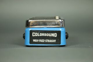 Vintage 1970s Colorsound Wah - Fuzz - Straight Guitar Pedal Needs Tlc