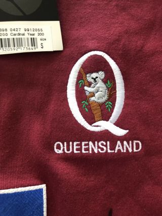 BNWT Vintage fully signed Rugby Queensland Reds union jersey 3