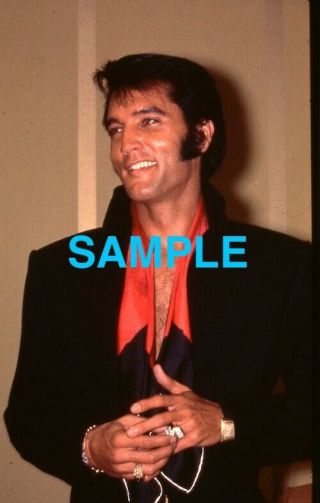 Vintage Candid Elvis Presley 35mm Transparency 1969