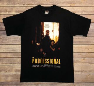 Rare Vintage 90s Leon The Professional Movie Promo T Shirt Sz M Rap Tee Thriller