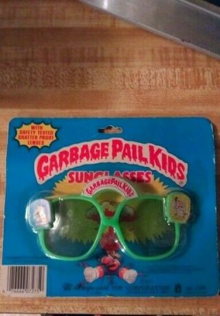 Gpk Garbage Pail Kids 1986 Sunglasses Vintage Green Imperial Toy Green