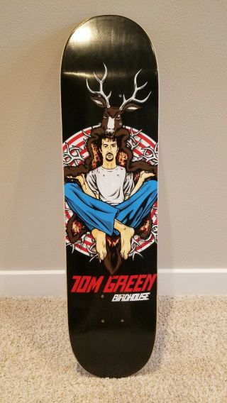 Screened Vintage Tom Green Guest Model - Birdhouse Skateboard Rare Deck