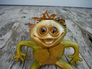 VINTAGE 1966 RUSS BERRIE OILY JIGGLER FROG TOAD AWESOME SIGNED 2