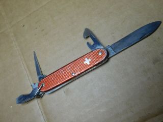 Vintage Elinox Victorinox Swiss Army Knife Four Blade