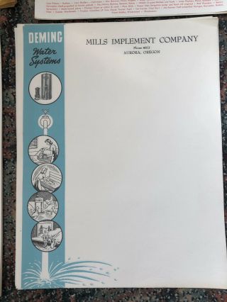 Vintage Minneapolis Moline Coloring books,  Paper from Minneapolis Moline Dealer 6