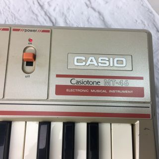 CASIO MT - 40 CASIOTONE 80s VINTAGE PORTABLE SYNTHESIZER - - Music 5