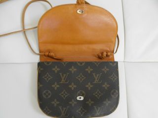 Louis Vuitton RARE Vintage Monogram Canvas / Fully Leather - lined Crossbody bags 3