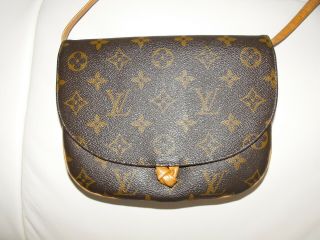 Louis Vuitton RARE Vintage Monogram Canvas / Fully Leather - lined Crossbody bags 5