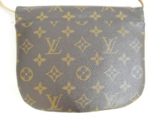 Louis Vuitton RARE Vintage Monogram Canvas / Fully Leather - lined Crossbody bags 6