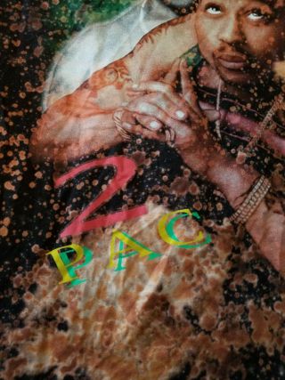 Tupac Shakur 2Pac All Eyes on Me T - Shirt Hip Hop/Rap - Acid Wash RARE Vintage 6