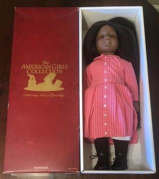 Retired American Girl Addy Doll - Box And Outfit - Great Shape