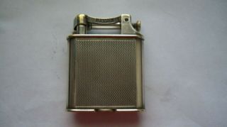 Vintage Dunhill Silver Plated Petrol Lighter - Pat Number 39017