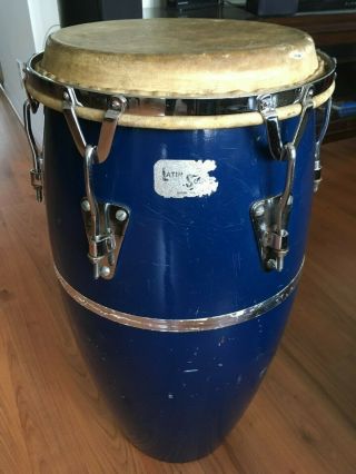 Rare Vintage Latin Sound " El Chino " 11 3/4 " Conga Drum