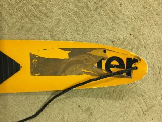 Vintage Snurfer Wooden Snowboard Ski JEM 2