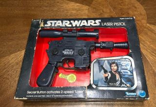 Vintage Kenner Star Wars 1978 Laser Pistol Han Solo 