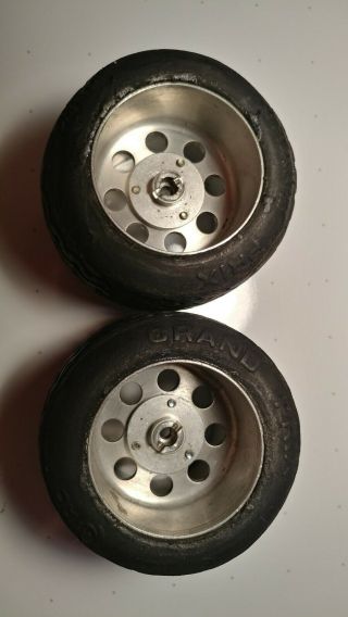 Advanced engineering vintage old RC R/C 1/10 1/8 aluminum wheels sprint 3