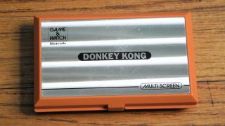 Vintage Nintendo Donkey Kong Game & Watch 1982 Dk - 52 Multi Screen