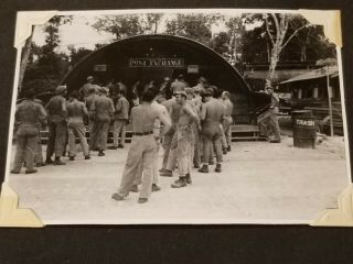 Ww2 1945 Photo Usmc Post Exchange Emirau Pbj - 1 Bomber Squadron Vmb - 443