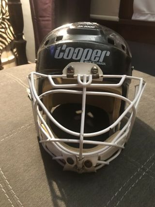 Cooper Hockey Sk 2000 Size L Hm 30 Goalie Helmet Mask Vintage