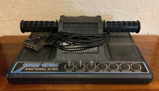 Vintage Atari Stunt Cycle Gaming System Model Sc - 450