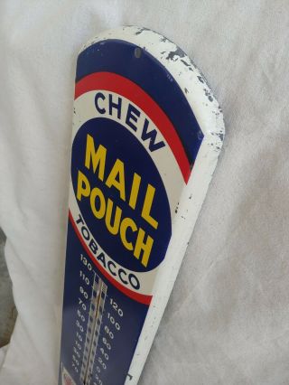 Large Vintage 1940 ' s Mail Pouch Chewing Tobacco 39 