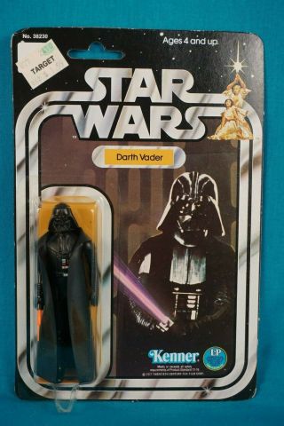 Star Wars Darth Vader 12 Back - Vintage Moc Carded