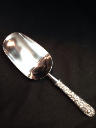 Repousse By Kirk & Son Sterling Handled Ice Scoop