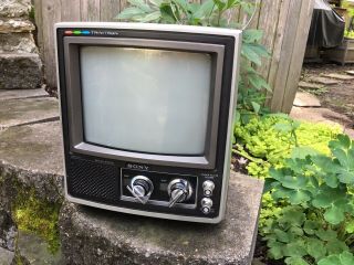 Vintage Sony Portable Color Tv Kv 9200 Television