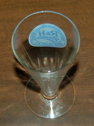 Rubsam & Horrmann Brewing Co.  Staten Island,  NY Beer Glass 7 